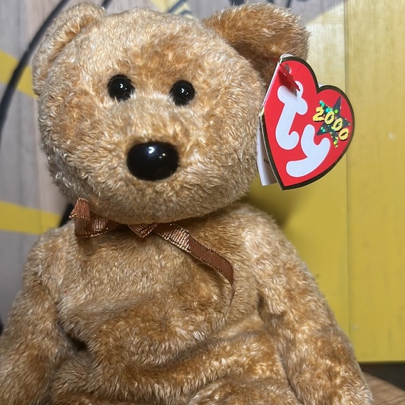 Ty Vintage Beanie Baby Cashew Bear 2000 - Picture 3 of 8